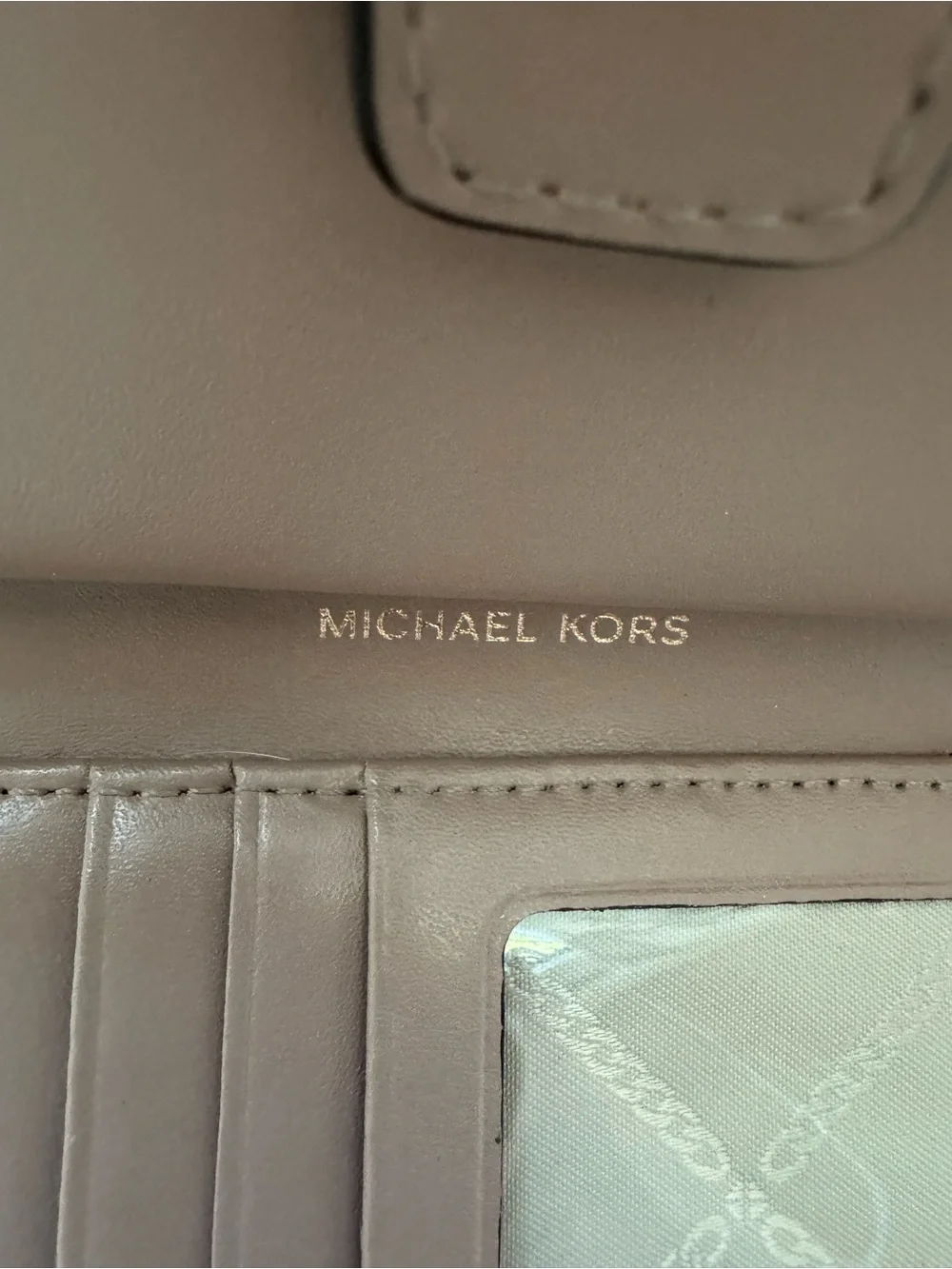 Michael Kors Pink Colorblock Leather Satchel and Wallet Set